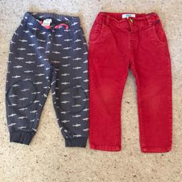 Ted Baker trousers Age 3 years
Frugi trousers Age 18-24 months.
Both in excellent condition