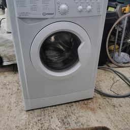 Indesit washing machine 
A rated
Model. IWC71452 ECO
1 to 7 Kg capacity
14 wash cycles + eco wash
Min 20 degrees wash
Max 90 degrees wash
Width 59.5 cm
Height 85 cm
Depth 51.7 cm
1400 SPIN

Excellent working condition