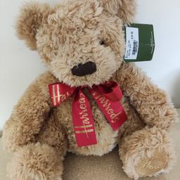 Harrods teddy bear.  beautiful present.  very soft.