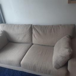 2 seater Next sofa. good condition just too small for us now. width 82inch x height 31 inch x depth 37 inch