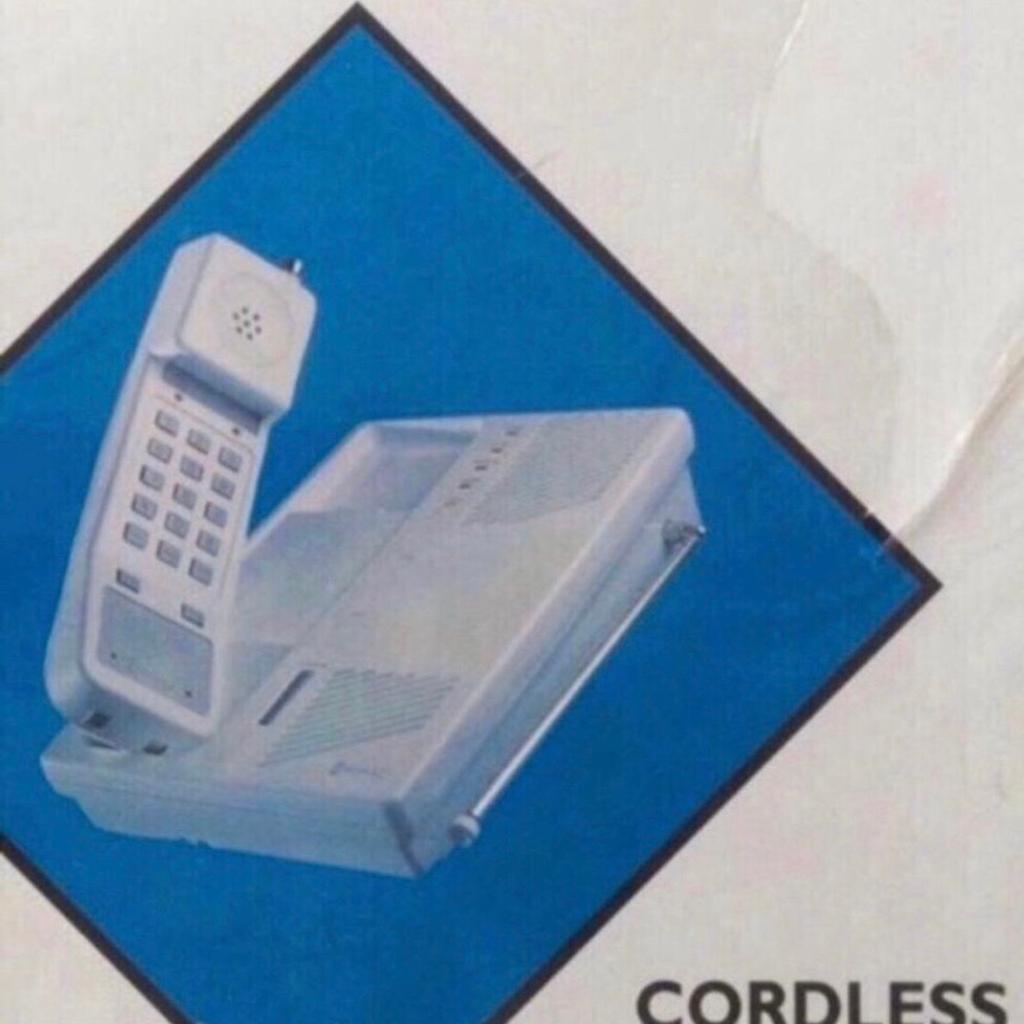 Available from postcodes DL2 or TS6
~~ ☎️ ~~ ☎️ ~~ ☎️ ~~ ☎️ ~~ ☎️

New, unopened, in original 1990’s packaging
Cordless telephone with separate answering machine/charger 📞📞
Please see features list from the images shown!

~~ ☎️ ~~ ☎️ ~~ ☎️ ~~ ☎️ ~~ ☎️65