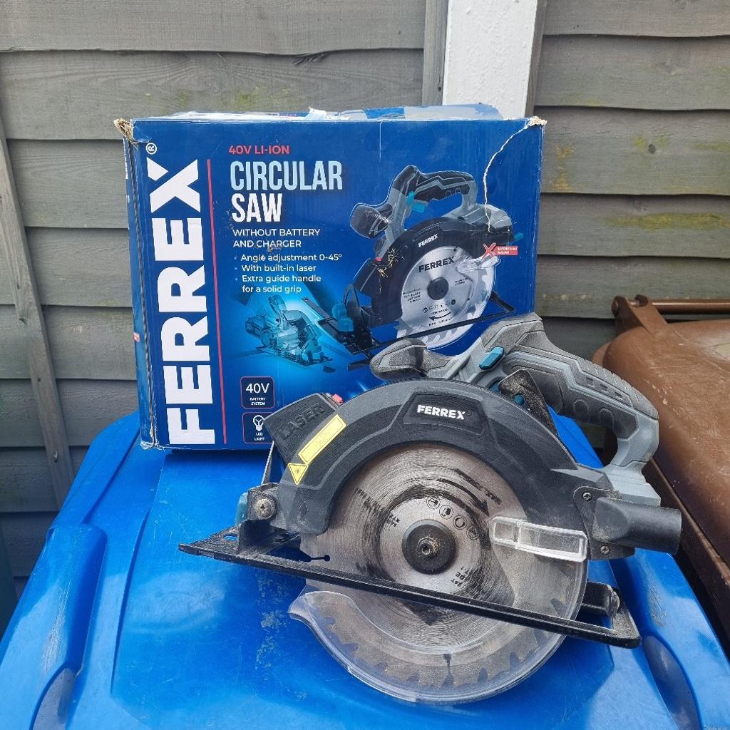 Ferrex 40v Li ion Circular saw in WN3 Wigan for £30.00 for sale Shpock