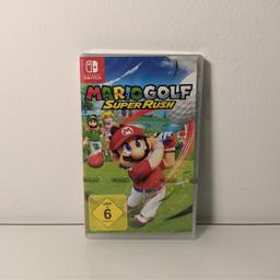 Verkaufe hier Mario Golf Super Rush für die Nintendo Switch. Es handelt sich um unbenutzte und noch versiegelte Neuware. Kein Tausch! Abholung oder Versand möglich.