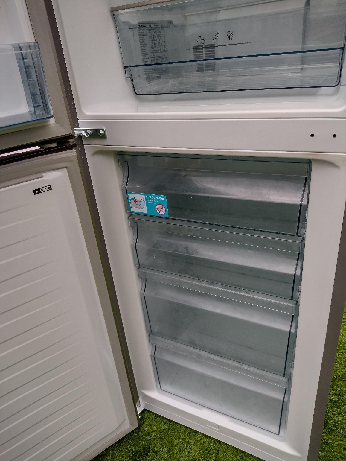 KENWOOD fridge freezer FROST FREE stainless in B70 Bromwich for £229.00