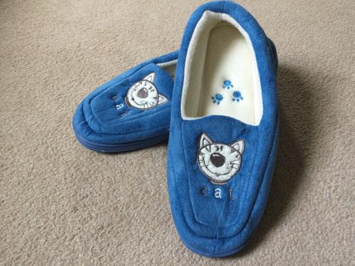 Buy & Sell Bracknell Forest Binfield - RG42 - Photos for Slippers with cat motive, unisex size 7