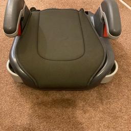 Booster car seat with drink holders. Never been in an accident. Good condition