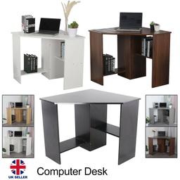 Specifications:
Color: dark walnut
Size: 80 * 80 * 73cm
Material: wood
Model: Computer Desk Corner
Type: Computer Desk
Age: 21st Century (2000-now)
Depth: 80cm
Features: Flat Pack
Height: 73cm
Room: Living Room, Home Office / Study
Style: Modern
Width: 80cm
Pattern: Solid
Shape: Corner
Mounting: Freestanding

Package Include:
1x Computer Desk
1x Installation Instructions