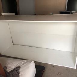 Ikea pax wardrobe in white. A few minor scratches. This is only the frame. All fittings are included. Buyer to collect from B16 0BD. From a pet and smoke free house. H 201cm x W 100cm x D 58cm. No delivery or postal service. Wardrobe frame is dismantled. Thanks for looking. 2 Pax wardrobe frames available.