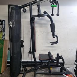 Multi Gym. Only used a couple of times, been in storage in the garage. 
Missing curl attachment pad.
Collection only or can deliver locally.
Cash on collection.