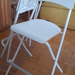 Ikea Barhocker weiß
zusammenklappbar

Sitzhöhe 63 cm

Preis pro Stück 25 €

(4 Stk.vorhanden)