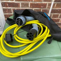 Selling my electric car charging cable- new and unused. It’s a type 2 to type 2 cable which came with my VW Golf GTE but I never used it. Grab a bargain at only £75. Collection only.