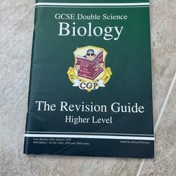 GCSE biology double science higher level revision guide 
Like new condition