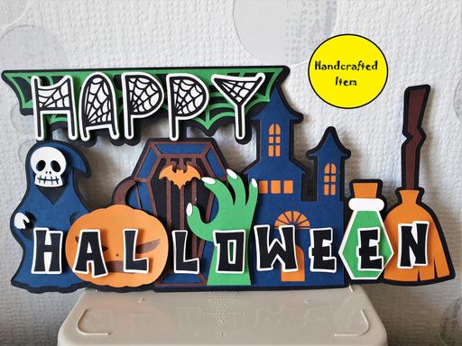 Buy & Sell West Yorkshire Leeds - Photos for Halloween 3D Layered Card Sign, Card Art