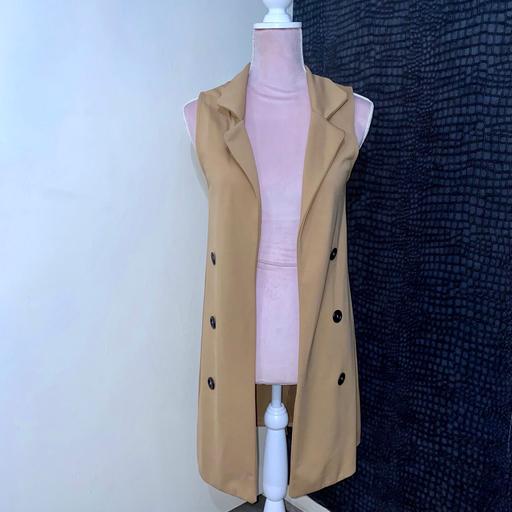 Buy & Sell North West London Kensal Green - NW6 - Photos for Boohoo sleeveless beige trench coat cardigan