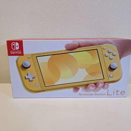 Verkaufe hier eine Nintendo Switch Lite in Gelb. Es handelt sich um unbenutzte und noch versiegelte Neuware. Kein Tausch! Abholung oder Versand möglich.