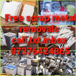 WE COLLECTING ♻️ SCRAP METAL FOR FREE.   (⛔SORRY NO FRIDGE AND FREEZERS ⛔) We operate in chester, Wrexham, Mold ,Oswestry  and surrounding areas.
 We accept Washing machines. tumble dryers.
cookers .radiators. boilers  CAST IRON.
Cooking pots,push bikes, GYM EQUIPMENT everything metal. copper. brass. aluminium,   car  batteries  metal baths  microwaves stailnes sinks taps ovens petrol LAWN MOWERS MOTORBIKES etc  .please ring, txt, or inbox me what you got so we can arrange collection for free.👍