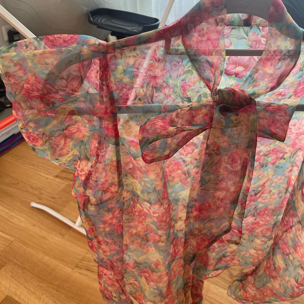 Organza Transparent Bluse von Zara Gr M , wurde 2 mal getragen , Np 39€