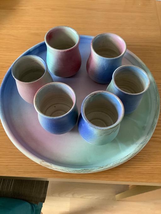 Buy & Sell East Sussex Eastbourne - Photos for PotteryTray and wine tumblers