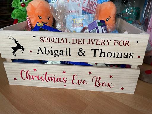 Buy & Sell West Midlands Walsall - Photos for Wooden Christmas Eve Crate