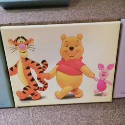Vendo quadretti di Winnie the Pooh e un quadretto Garfield, nuovi