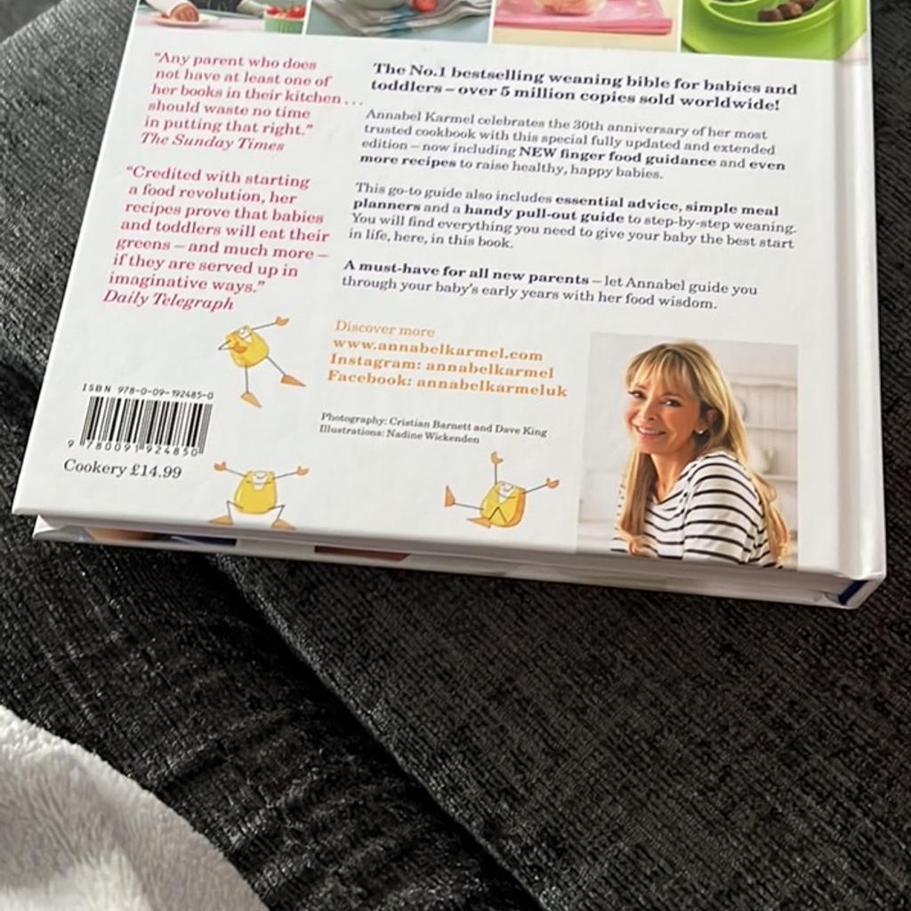 Annabel Karmel’s new compete baby and toddler meal planner
Over 200 quick, easy and healthy recipes for weaning and beyond
No.1 bestseller
COLLECTION ONLY