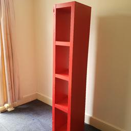 red shelf unit
collection from Slough SL1
dimensions:
length 190cm
width 35cm
depth 38cm