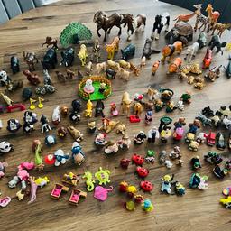 Children’s animal figures all most go , 
Zoo animals , Dogs , Cats and other figures all in good condition comes from a smoke free home