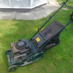 Hayter, push petrol Lawnmower,  will need a service.cash on collection please