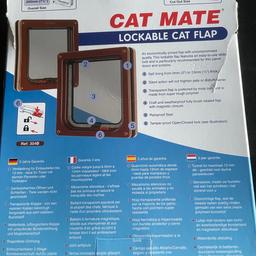 Cat flap 
New not been used 
Still in box 
Collection only from canvey