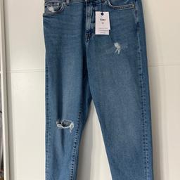 New look mom jeans new size 12 short
