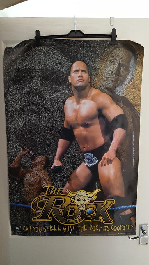 Classes West Midlands Birmingham - Photos for WWF WRESTLING THE ROCK LARGE POSTER