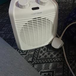 white fan heater used but in good working condition make me an offer.