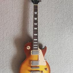 A well loved first electric guitar, great for anyone wanting to learn playing an electric guitar, from a pet and smoke free home. In working order, sold as seen. Collection only from WD4.