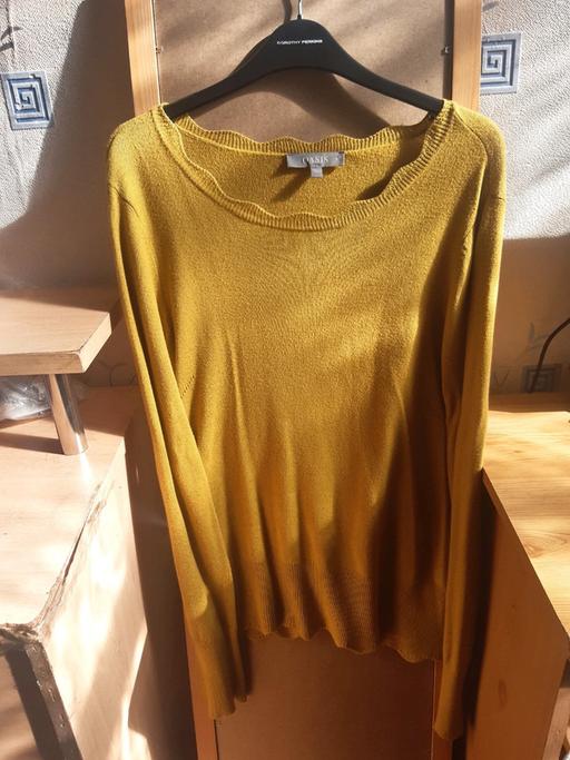 Buy & Sell Central London Liverpool Street - Central London - Photos for Oasis Mustard Yellow Jumper - Size 8