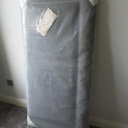 Headboard in gray 4ft 6ins brand new still in packaging never used