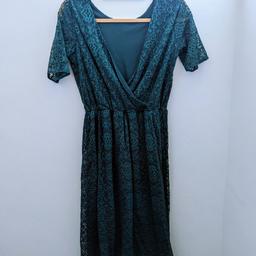 This lacy green/teal dress from ASOS is in an excellent condition with no signs of wear and tear. It's elasticated in the waist and will fit size 10 (but also 12 in my view).
Collection from West Acton (W3) / Ealing (W5)
Could be posted.
Please check the other dresses in my listings. 