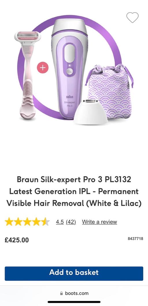 Buy & Sell Buckinghamshire Milton Keynes - Photos for Braun Silk Expert Pro 3 Latest Men & Women