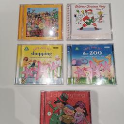 Varies kids cds.
Children's cds ELC shopping, the zoo & I'd do anything. Plus kids Christmas songs CD & Peter Kay with TV characters Children in need song cd.
All £3 each or 2 for £5.
7x paper sleeve cds stories. Perfect for in the car etc. £2.50 for all 7.
No offers thanx.
Lots for sale pls see my other listings. Collection Penn Rd Wolverhampton by hollybush pub from smoke and pet free home