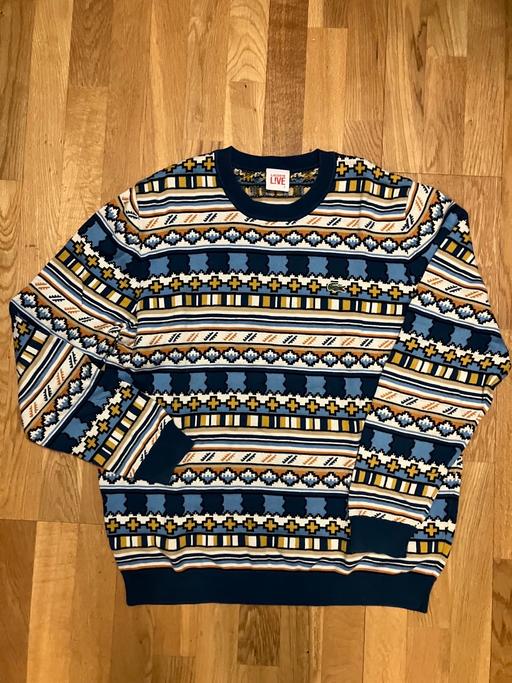 Buy & Sell Hertfordshire Broxbourne - Photos for Lacoste Live Mens aop Aztec Jumper Sz L XL