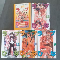 Ich biete hier die letzten 4 Bände der Manga Erfolgsserie Love Hina an. 
Alle Bücher weisen leichte Gebrauchsspuren auf. Dazu biete ich auch noch den Love Hina Roman an. 
Wir sind ein tierfreier Nichtraucherhaushalt.
Versand ist bei Kostenübernahme möglich.
Bei Fragen gerne anschreiben.