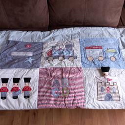 boys cot bedding set.
warm duvet cover
large fleece blanket
cot toy
3 wall art
Collection only st5 area