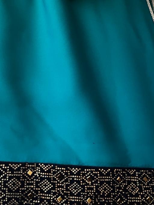 Buy & Sell West Yorkshire Leeds - Photos for Saree two tone blue green