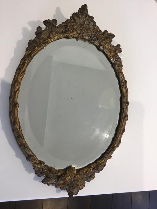 Buy & Sell Suffolk East Suffolk - Photos for Vintage Gilt Bevelled Oval Mirror