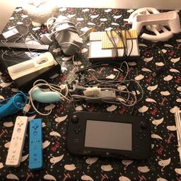 Wii U for sale with games and lego dimension. The console itself is still in immaculate condition however the white joy con the back is missing of it, the cases of some of the games have rips but that is only the cases the game discs are still in brilliant condition. Total of 20 games perfect for Christmas 🎄
