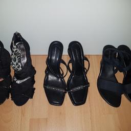 Ich hab eindeutig zu viele Schuhe, deswegen muss auch dieses Paar weg! ;)

1. Ganz neu -> ungetragen!! (Np 40€)
GRÖSSE -> 39
Schwarz Leo 25€

2. Ganz neu -> ungetragen!! (Np 30€)
GRÖSSE -> 39
schwarz
mit Strasssteinchen 16€

3. Paar 2-3 mal getragen
GRÖSSE -> 39
schwarz 5€

Privatverkauf keine Rücknahme