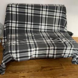This sofa bed for turn into sofa but no cover as lost in the move. We used duvet cover to cover it duvet cover not included. 
Collection DY5 Brockmoor need a van to collect.
No offers. No delivery! First come first serve.
Selling for a family member.