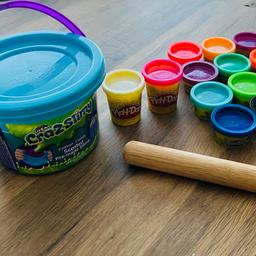 Here is a set of Play-dog and Craz-Slimy bucket great for kids spare time playing, come from a smoke free home
