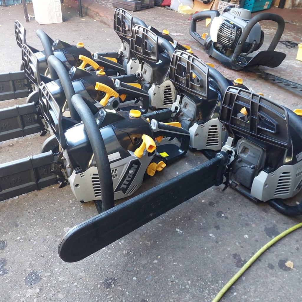 40cm and 50cm titan petrol chainsaws in B11 Birmingham for £50.00 for