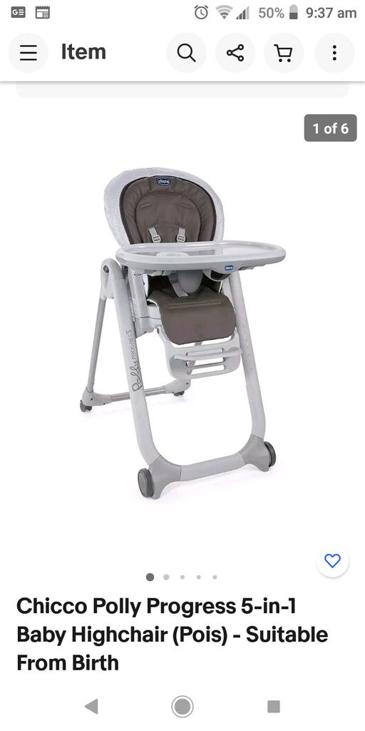 Buy & Sell South Yorkshire Doncaster - Photos for Chicco high chair Polly Progress 5 in 1