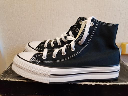 Buy & Sell Greater Manchester Manchester - Photos for converse cats Eva Lift Hi Top Trainers 5.5